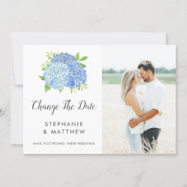 Reserve A Data Mudar a Data Blue Hydrangea Casamento
