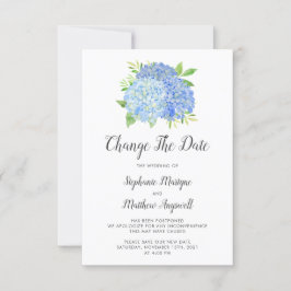 Reserve A Data Mudar a Data Blue Hydrangea Casamento