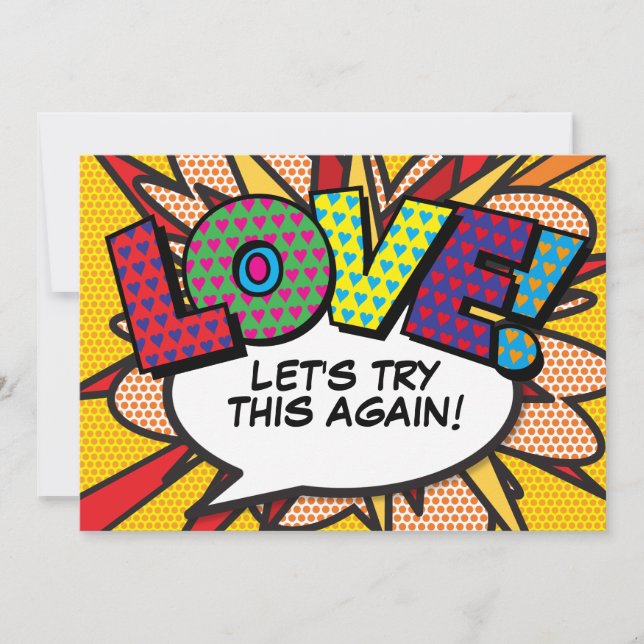 Reserve A Data Mudar a Data do Livro de Quadrinhos Diversão Moder (Frente)