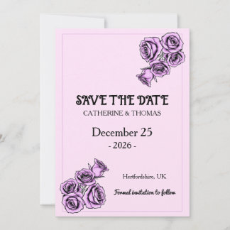 Reserve A Data Mystical Purple Rose Wedding