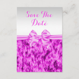 Reserve A Data Na moda Faux fur & Pink Arco Birthday Salvar data