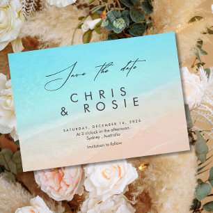 Reserve A Data Na praia,casamento náutico do lago Salve a data