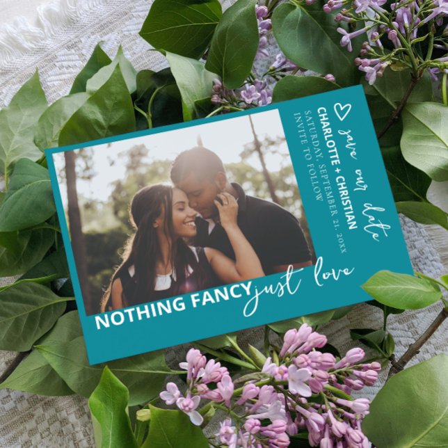 Reserve A Data Nada De Rico Apenas Ame A Cor Retroativa (Nothing Fancy Just Love Minimalist Wedding Save the date from Ricaso. Mix & Match wedding collection)