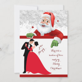 Reserve A Data Natal do casal vermelho e branco