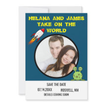 Nave Espacial de Ficção Científica Salve a Data