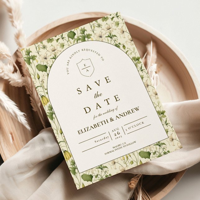 Reserve A Data Neutral Botanical Arch Garden Wedding (Criador carregado)