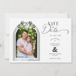 Reserve A Data Nice Floral Arch Effect Romantic Wedding Photo