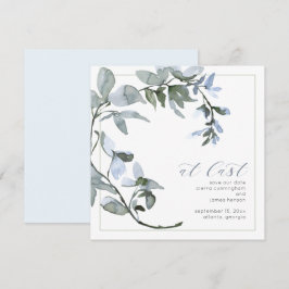Reserve A Data No Último Verso Pó Azul Floral