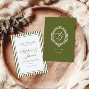 Reserve A Data Noiva de Verde Oliva Antiga Dinheiro Casamento Sal