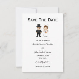 Reserve A Data Noiva & Noivo - 3x5 Save the Date