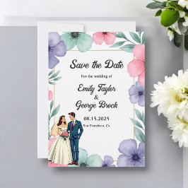 Reserve A Data Noiva Romântica E Casamento Floral De Groom Waterc