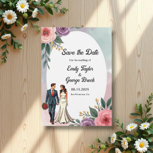 Reserve A Data Noiva Romântica E Casamento Floral De Groom Waterc