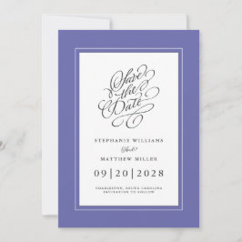 Reserve A Data Noivado de Casamento Chic Elegante Tendência Periw