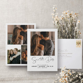 Reserve A Data Noivado de Fotografia 4 de Script Minimalista Mode
