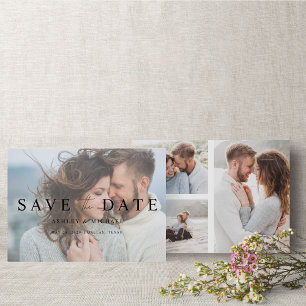 Reserve A Data Noivado de Fotografia 4 do Modern Elegant Vellum O