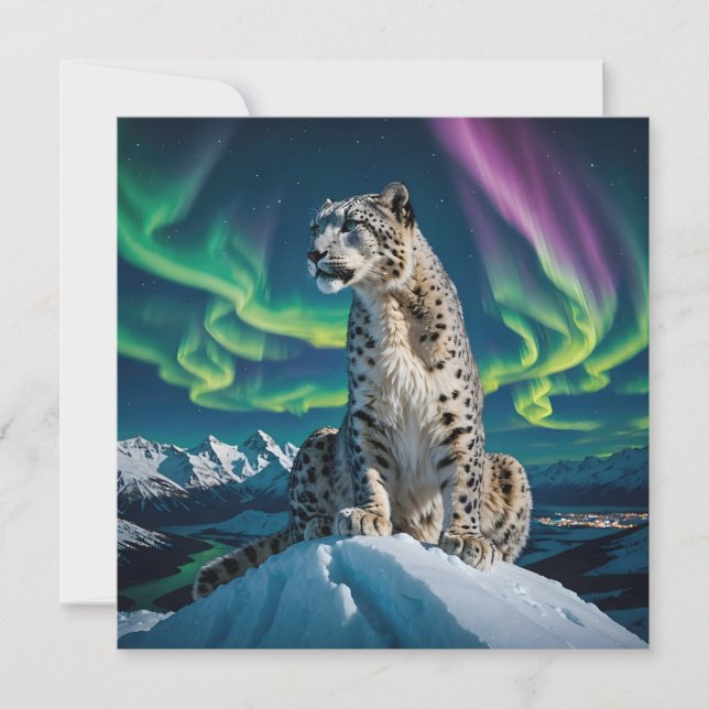 Reserve A Data “Northern Sky Wanderer” – Snow Leopard Portrait (Frente)