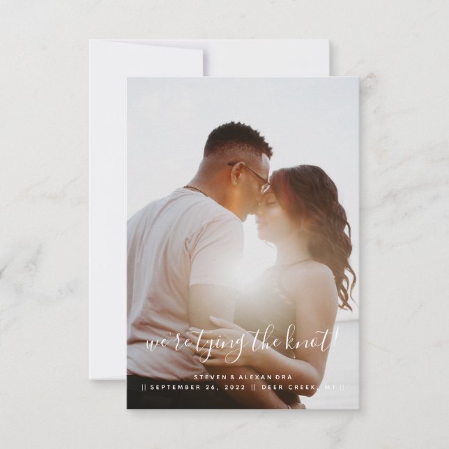 Reserve A Data Nós Vamos Estar Casados (Frente)