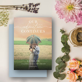 Reserve A Data Nossa Aventura Continua O Estilo De Foto De Script