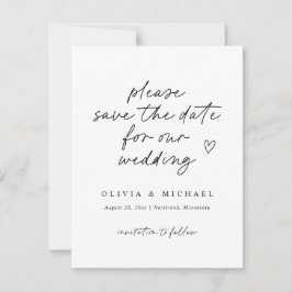 Reserve A Data Nota De Amor Moderna Manuscrito Casamento Salve A