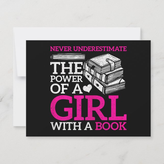 Reserve A Data Nunca Subestime O Poder De Uma Garota Com Um Boo (Frente)