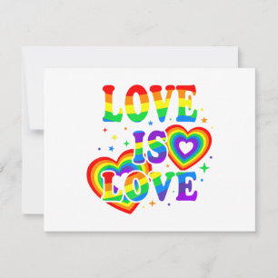 Reserve A Data O Amor LGBTQ é Amor Orgulho Gay Bandeira do Arco-Í