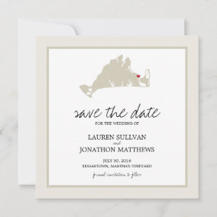 Reserve A Data O Casamento de Edgartown Martha Salva a Data
