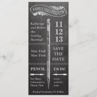 O Casamento vintage De Quadro De Chalkboard Salva