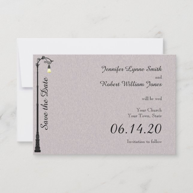 Reserve A Data O Grande Casamento Fácil Salve a Data (Frente)