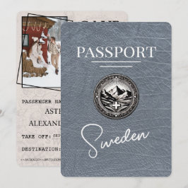 Reserve A Data O Passaporte De Suecia Silver Salva A Data
