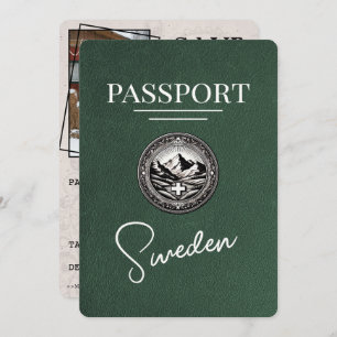 Reserve A Data O Passaporte De Suecia Verde Salva A Data