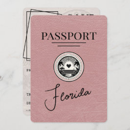 Reserve A Data O Passaporte Dusty Rosa Florida Salva A Data