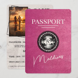 Reserve A Data O Passaporte Magenta Maldivas Salva A Data