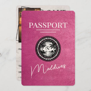Reserve A Data O Passaporte Magenta Maldivas Salva A Data