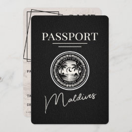 Reserve A Data O Passaporte Preto Maldivas Salva A Data