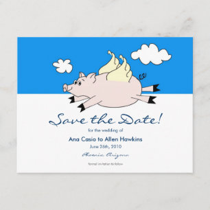 Reserve A Data O Porco Voador Salva a Data