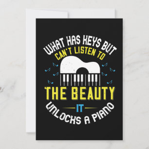 Reserve A Data O Que Tem Chaves Mas Não Pode Ouvir A Beleza