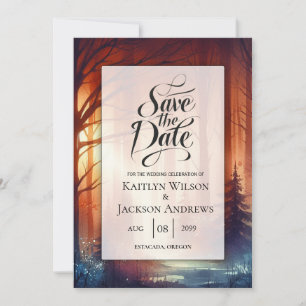 Reserve A Data O Spell de Woodland do Casamento de Folhas