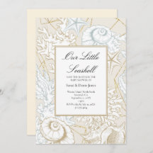 Oceano Náutico de Seashell de Chá de fraldas de pr