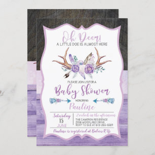 Reserve A Data Oh Deer um pequeno Doce quase aqui Chá de fraldas