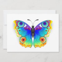 Olho Peacock da Borboleta Arco-Íris