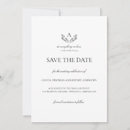 Reserve A Data Olivia Christian Wedding Monograma Salvar Data