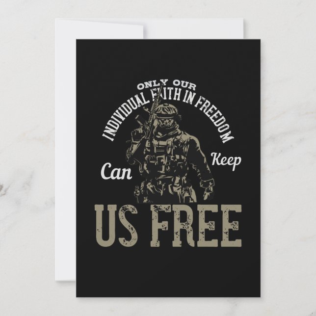 Reserve A Data Only Our Individual Faith In Freedom (Frente)