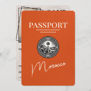 Reserve A Data Orange Marrocos Passaporte Salvar Data