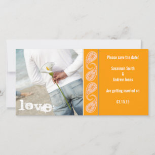 Reserve A Data Orange Paisley Salvar a Data