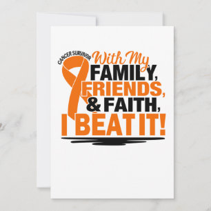 Reserve A Data Orange Ribbon Cancer Survivor Friends Family
