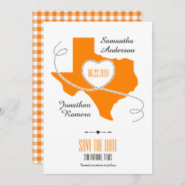 Reserve A Data Orange Texas Curling Ribbon Salvar a Data