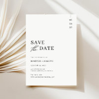 Orçamento Casamento Moderno Preto e Branco Script