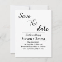 Orçamento elegante Boho Casamento Salvar a Data