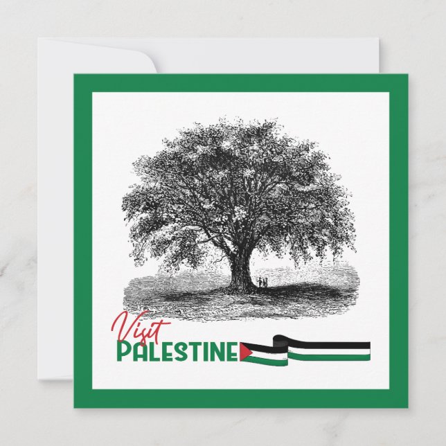 Reserve A Data Orgulho da oliveira palestina, Visite a Palestina (Frente)