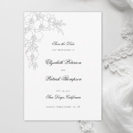 Reserve A Data Orquídea Elevada Branca Formal Casamento Tradicion
